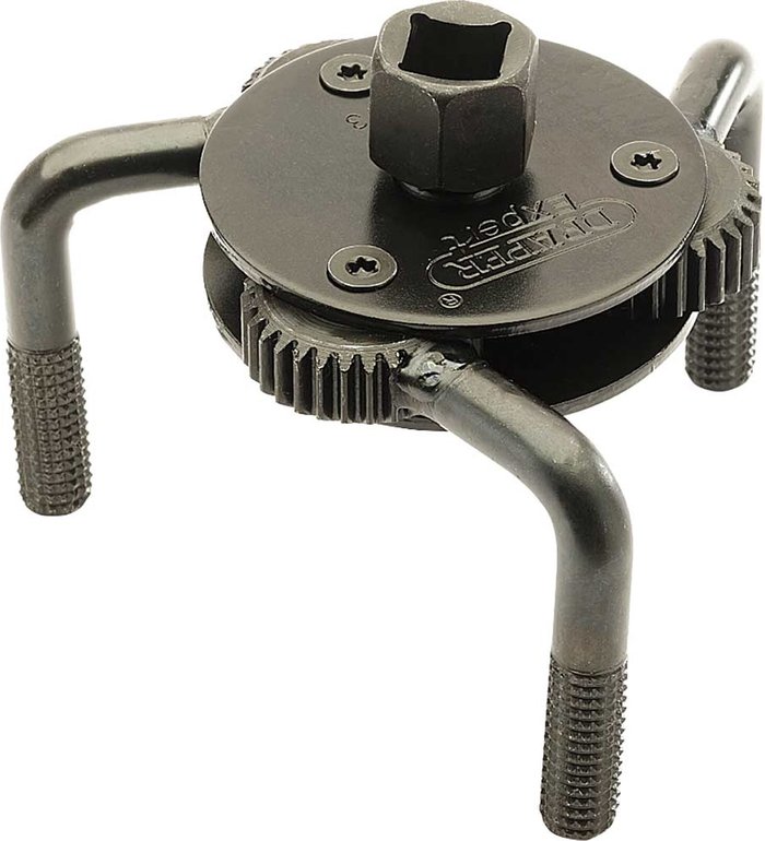 Tooled Up | Draper Draper Three Leg Oil Filter Wrench 75mm - 120mm Draper Draper Three Leg Oil Filter Wrench 75mm - 120mm