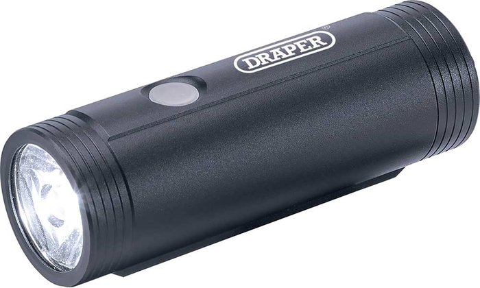 Tooled Up | Draper Draper Rechargeable Led Bicycle Front Light Draper Draper Rechargeable Led Bicycle Front Light