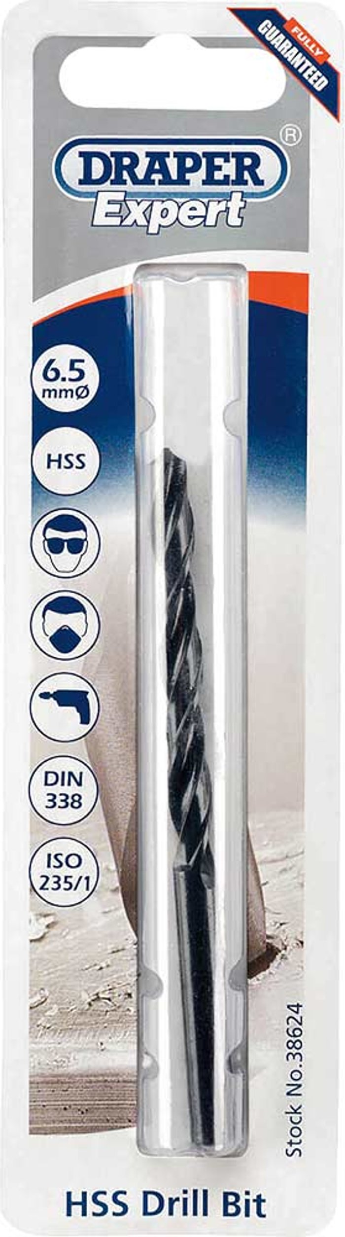 Tooled Up | Draper Draper Expert HSS Drill Bit 6.5mm Pack of 1 Draper Draper Expert HSS Drill Bit 6.5mm Pack of 1