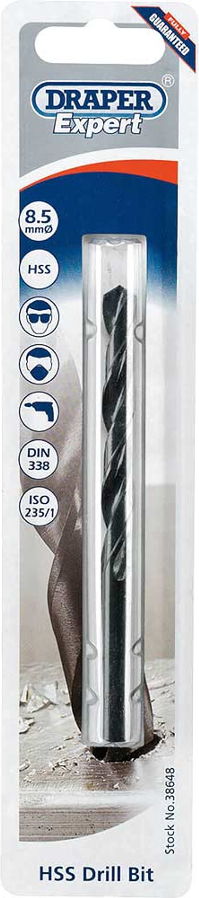Tooled Up | Draper Draper Expert HSS Drill Bit 8.5mm Pack of 1 Draper Draper Expert HSS Drill Bit 8.5mm Pack of 1