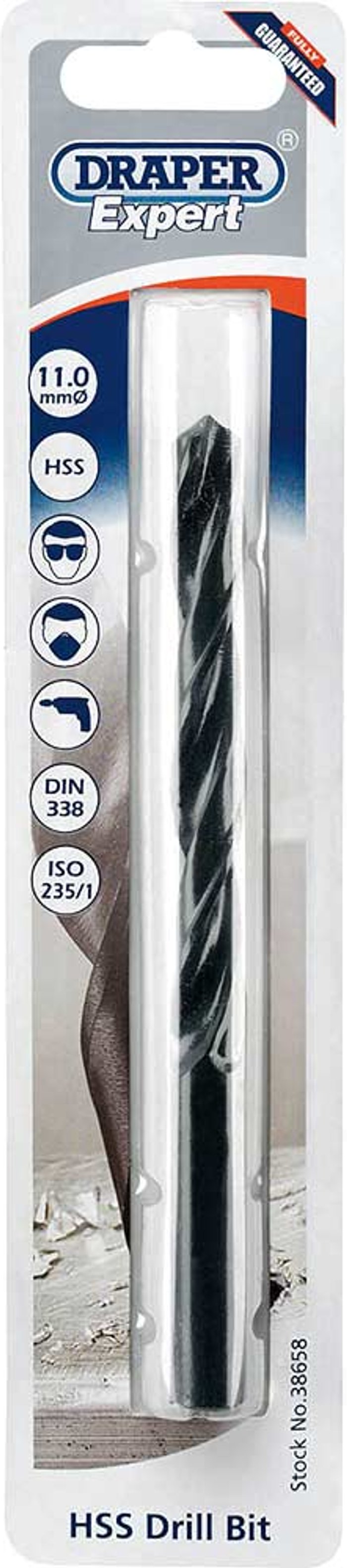 Tooled Up | Draper Draper Expert HSS Drill Bit 11mm Pack of 1 Draper Draper Expert HSS Drill Bit 11mm Pack of 1