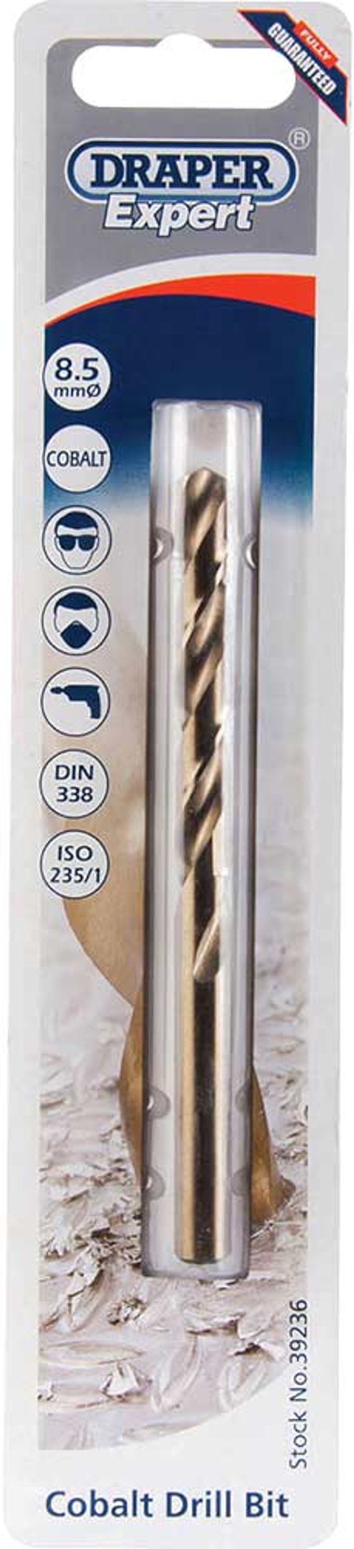 Tooled Up | Draper Draper Expert HSS Cobalt Drill Bit 8.5mm Pack of 1 Draper Draper Expert HSS Cobalt Drill Bit 8.5mm Pack of 1