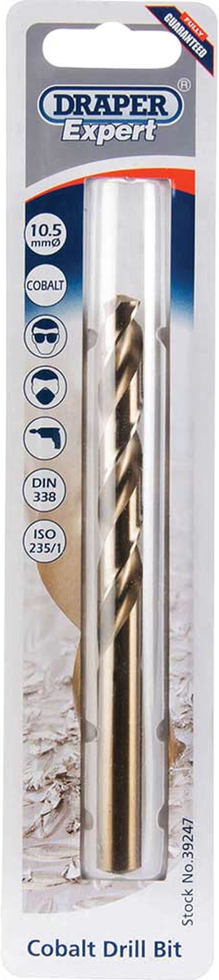 Tooled Up | Draper Draper Expert HSS Cobalt Drill Bit 10.5mm Pack of 1 Draper Draper Expert HSS Cobalt Drill Bit 10.5mm Pack of 1