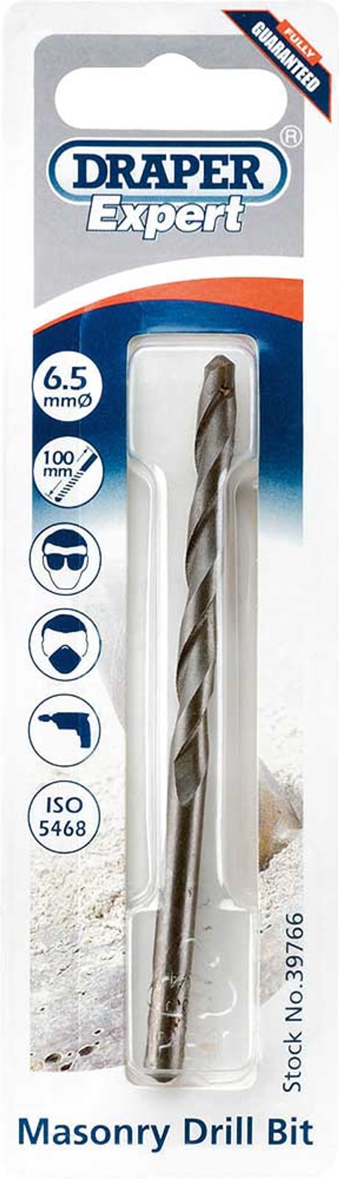 Tooled Up | Draper Draper Expert Masonry Drill Bit 6.5mm 100mm Draper Draper Expert Masonry Drill Bit 6.5mm 100mm
