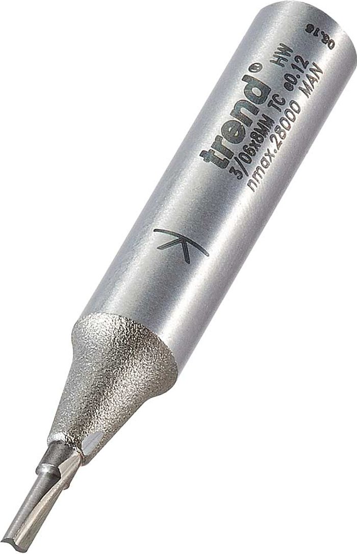 Tooled Up | Trend Trend Professional Two Flute Straight Router Cutter 2mm 6.5mm 8mm Trend Trend Professional Two Flute Straight Router Cutter 2mm 6.5mm 8mm