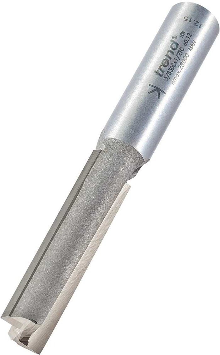 Tooled Up | Trend Trend Two Flute Worktop Jig Router Cutter 12.7mm 50mm 1/2 Trend Trend Two Flute Worktop Jig Router Cutter 12.7mm 50mm 1/2