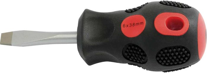 Tooled Up | Draper Draper Expert Flared Slotted Screwdriver 6mm 38mm Draper Draper Expert Flared Slotted Screwdriver 6mm 38mm