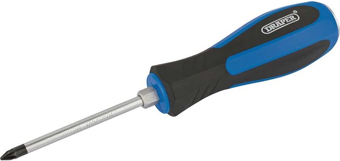 Tooled Up | Draper Draper Pound Thru Pozi Screwdriver PZ1 75mm Draper Draper Pound Thru Pozi Screwdriver PZ1 75mm