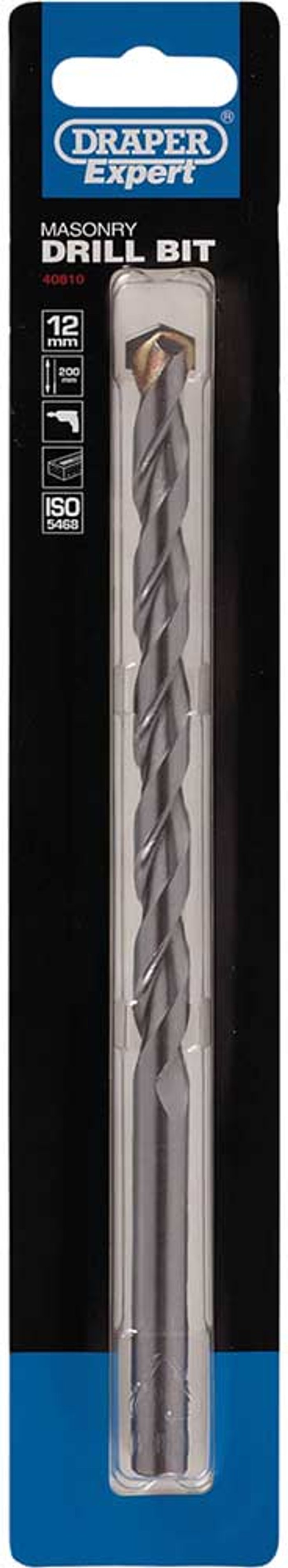 Tooled Up | Draper Draper Expert Masonry Drill Bit 12mm 200mm Draper Draper Expert Masonry Drill Bit 12mm 200mm