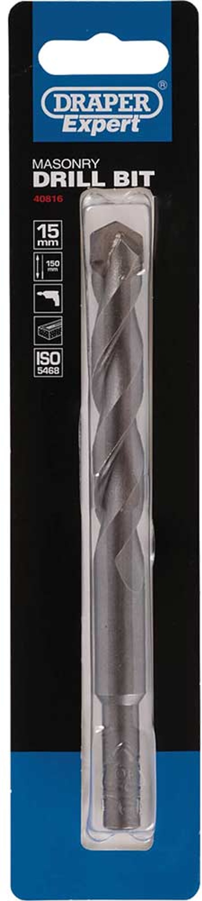 Tooled Up | Draper Draper Expert Masonry Drill Bit 15mm 150mm Draper Draper Expert Masonry Drill Bit 15mm 150mm