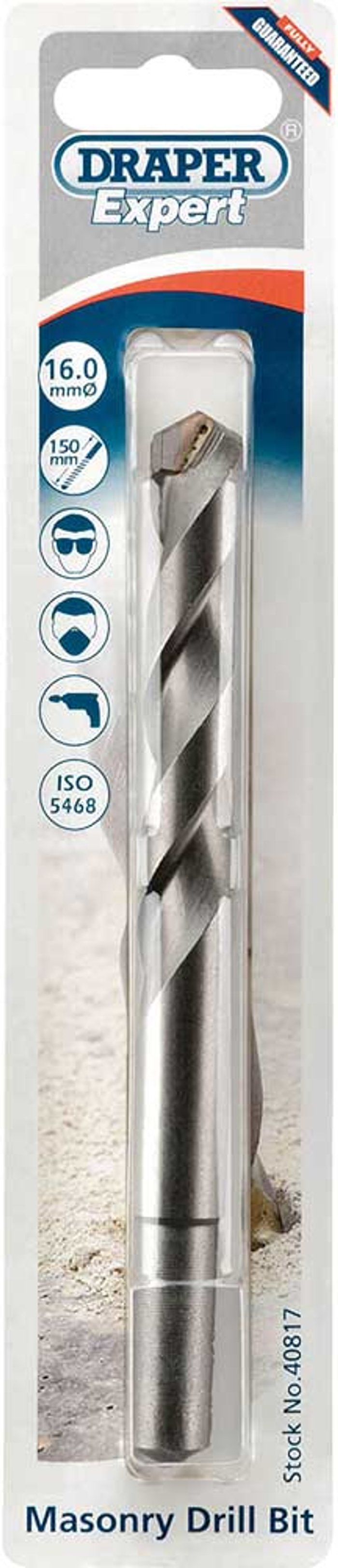 Tooled Up | Draper Draper Expert Masonry Drill Bit 16mm 150mm Draper Draper Expert Masonry Drill Bit 16mm 150mm