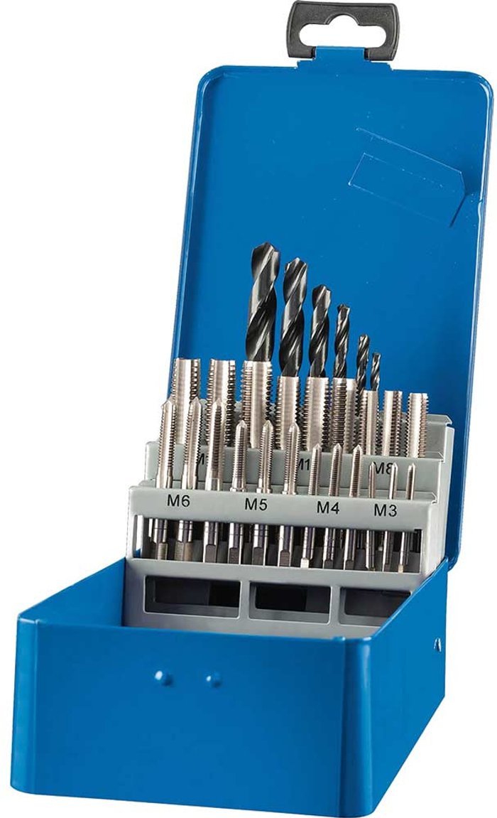 Tooled Up | Draper Draper 28 Piece Tap and Drill Bit Set Metric Draper Draper 28 Piece Tap and Drill Bit Set Metric