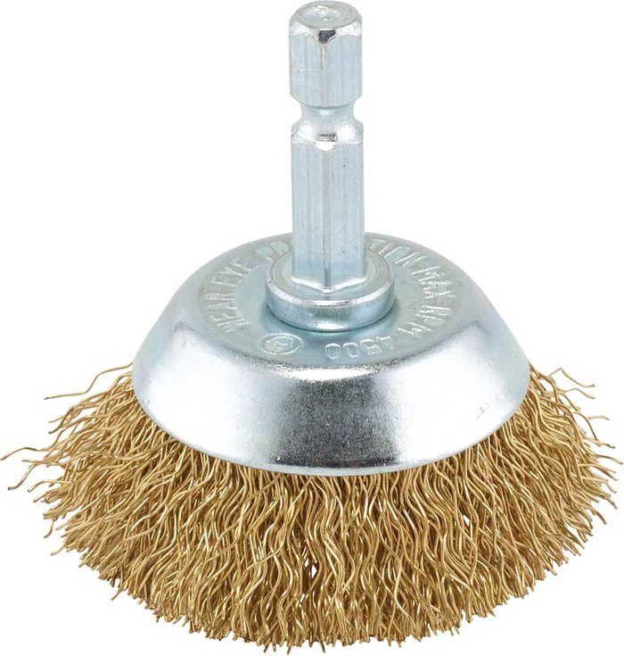 Tooled Up | Draper Draper Brassed Steel Wire Cup Brush 40mm 6mm Shank Draper Draper Brassed Steel Wire Cup Brush 40mm 6mm Shank