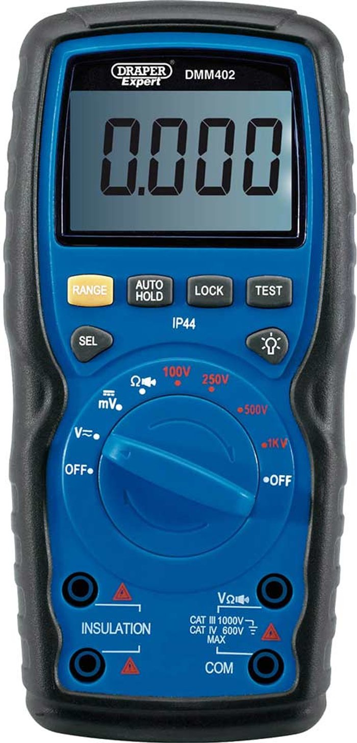 Tooled Up | Draper Draper DMM402 Insulation Resistance Meter Draper Draper DMM402 Insulation Resistance Meter