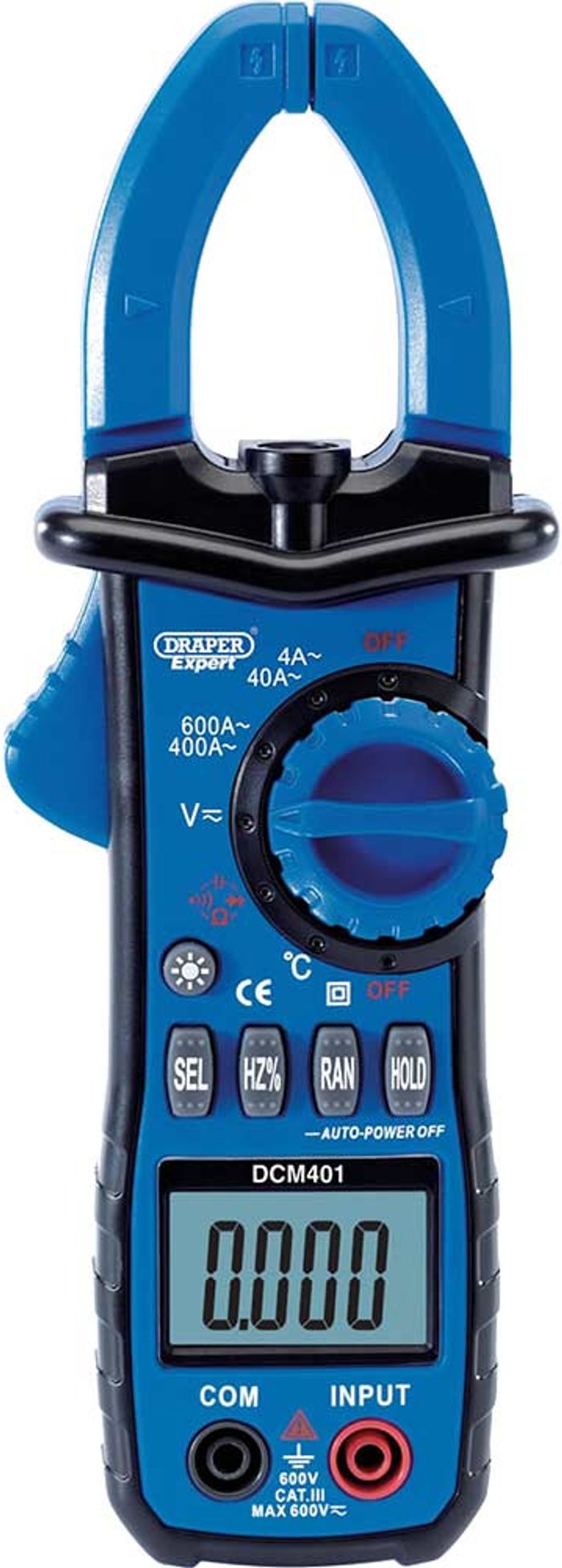 Tooled Up | Draper Draper DCM401 Digital Clamp Meter Draper Draper DCM401 Digital Clamp Meter