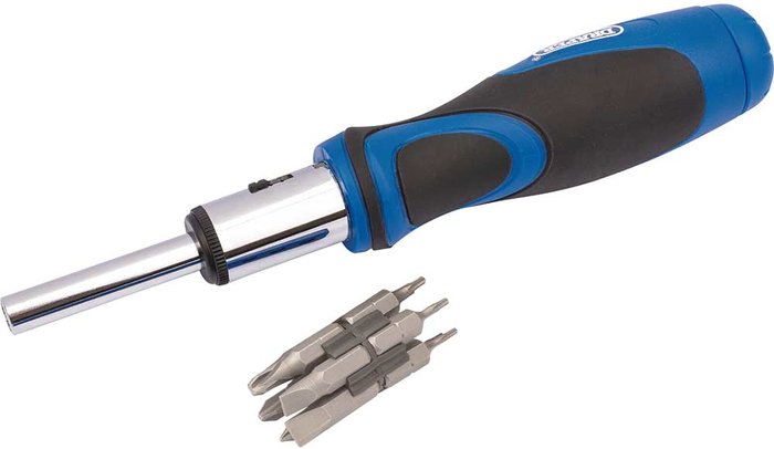 Tooled Up | Draper Draper Ratchet Screwdriver and Bit Set (13 Piece) Draper Draper Ratchet Screwdriver and Bit Set (13 Piece)