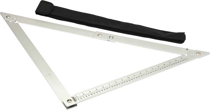 Tooled Up | Draper Draper Aluminium Folding Square 600mm Draper Draper Aluminium Folding Square 600mm