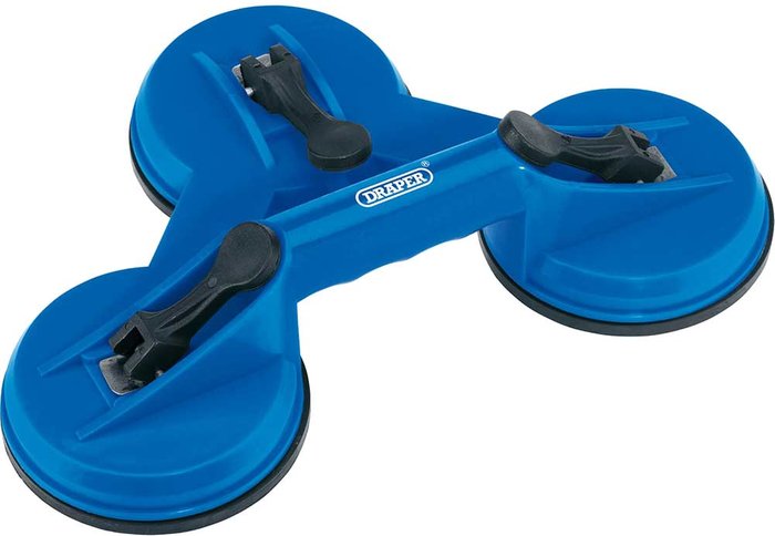 Tooled Up | Draper Draper Suction Cup Lifter Triple Draper Draper Suction Cup Lifter Triple