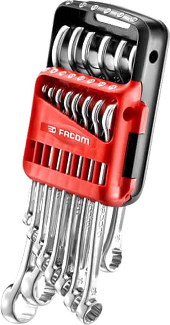Tooled Up | Facom Facom 14 Piece 440 Series OGV Combination Spanner Set Metric Facom Facom 14 Piece 440 Series OGV Combination Spanner Set Metric