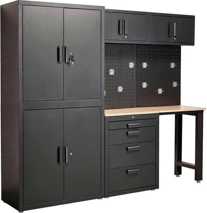 Tooled Up | Draper Draper Single Garage Workstation Black Draper Draper Single Garage Workstation Black