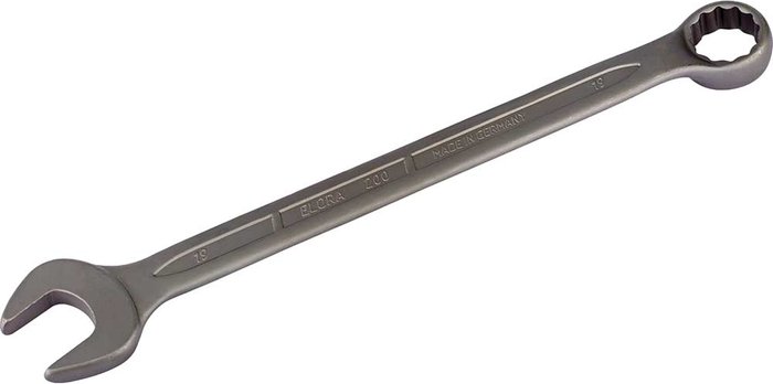 Tooled Up | Elora Elora Stainless Steel Long Combination Spanner 19mm Elora Elora Stainless Steel Long Combination Spanner 19mm