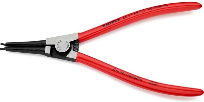 Tooled Up | Knipex Knipex 46 11 External Straight Circlip Pliers 40mm - 100mm Knipex Knipex 46 11 External Straight Circlip Pliers 40mm - 100mm