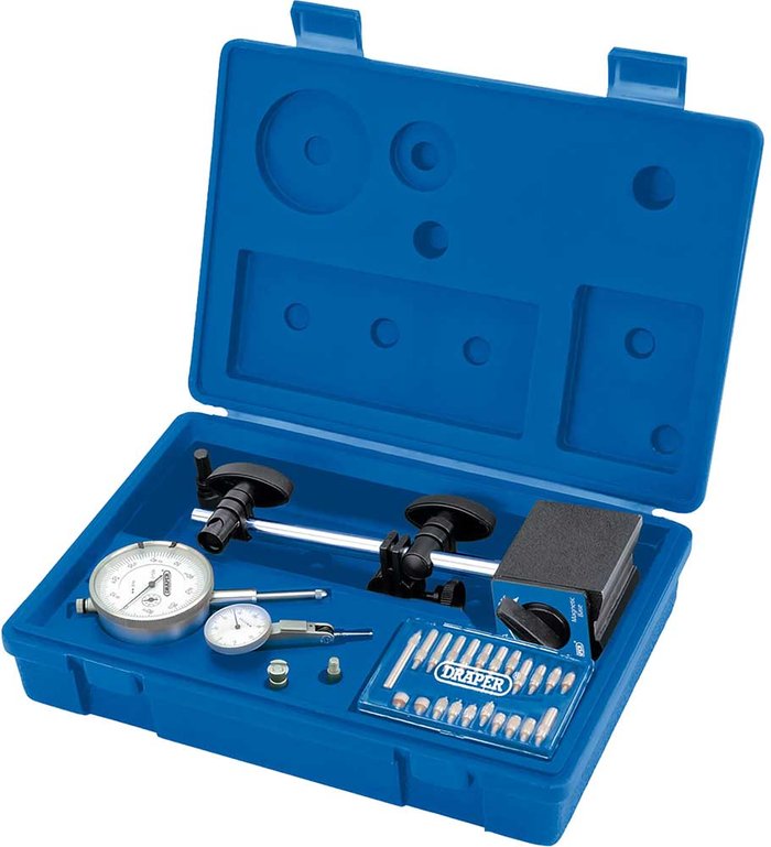 Tooled Up | Draper Draper Expert PDGS Metric Dial Test Indicator Kit Draper Draper Expert PDGS Metric Dial Test Indicator Kit