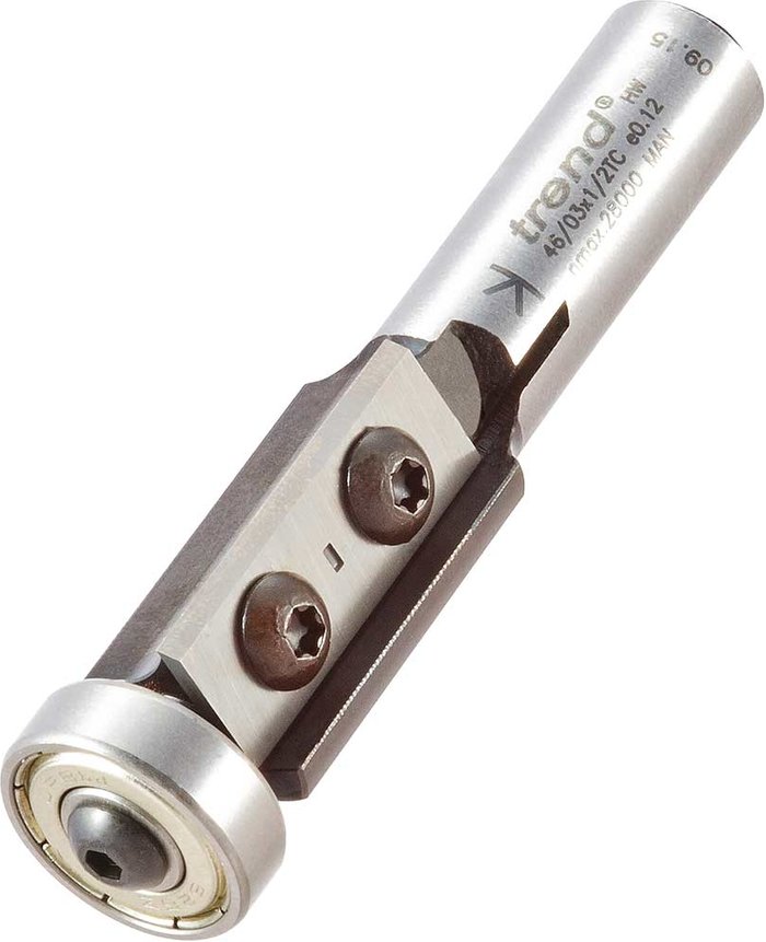 Tooled Up | Trend Trend Rotatip Trimmer Bearing Guided Router Cutter 19mm 30mm 1/2 Trend Trend Rotatip Trimmer Bearing Guided Router Cutter 19mm 30mm 1/2