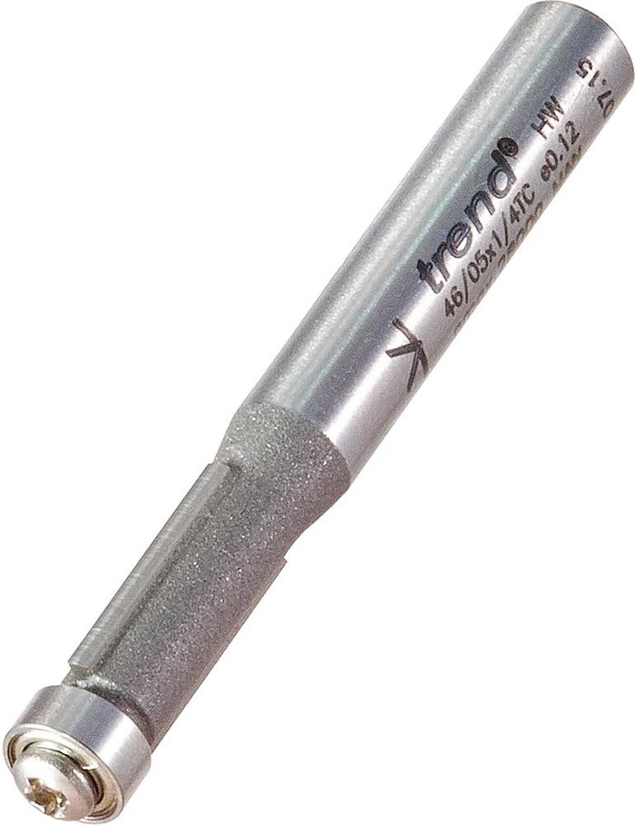 Tooled Up | Trend Trend Bearing Guided Trimmer Router Cutter 6.35MM 12.7mm 1/4 Trend Trend Bearing Guided Trimmer Router Cutter 6.35MM 12.7mm 1/4