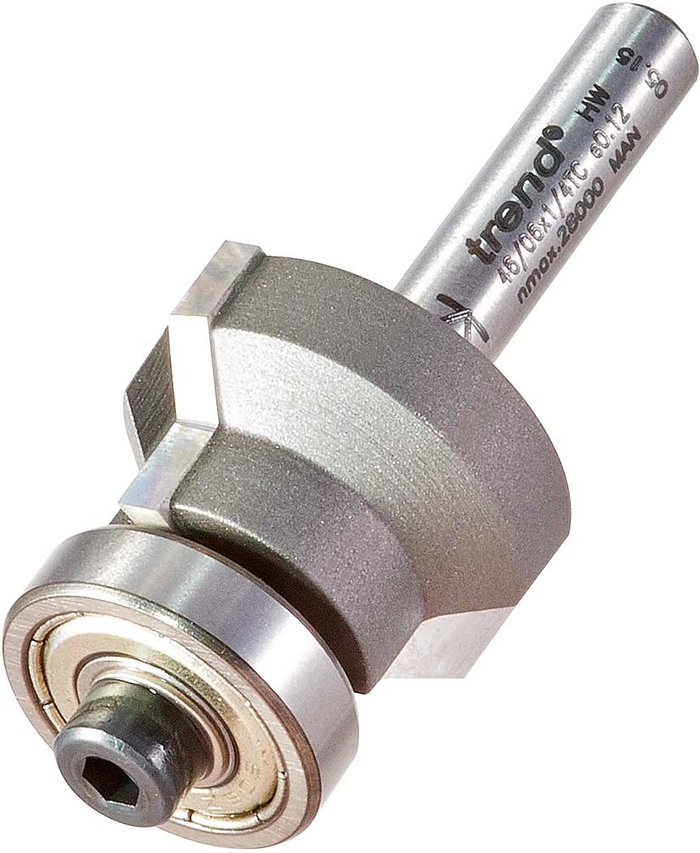 Tooled Up | Trend Trend Combi Trimmer Bearing Guided Router Cutter 24mm 6mm 1/4 Trend Trend Combi Trimmer Bearing Guided Router Cutter 24mm 6mm 1/4