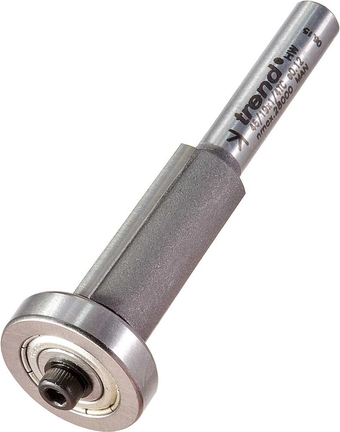 Tooled Up | Trend Trend Bearing Guided Overlap Trimmer Router Cutter 25.4mm 12.7mm 1/4 Trend Trend Bearing Guided Overlap Trimmer Router Cutter 25.4mm 12.7mm 1/4