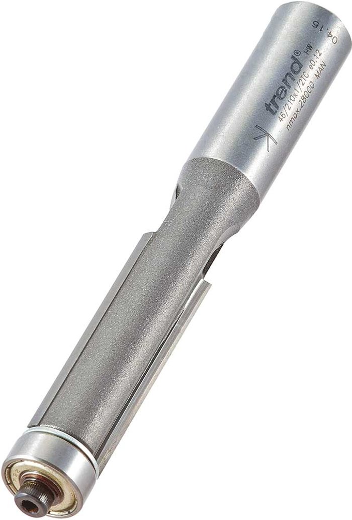 Tooled Up | Trend Trend Bearing Guided Trimmer Router Cutter 12.7mm 38.1mm 1/2 Trend Trend Bearing Guided Trimmer Router Cutter 12.7mm 38.1mm 1/2