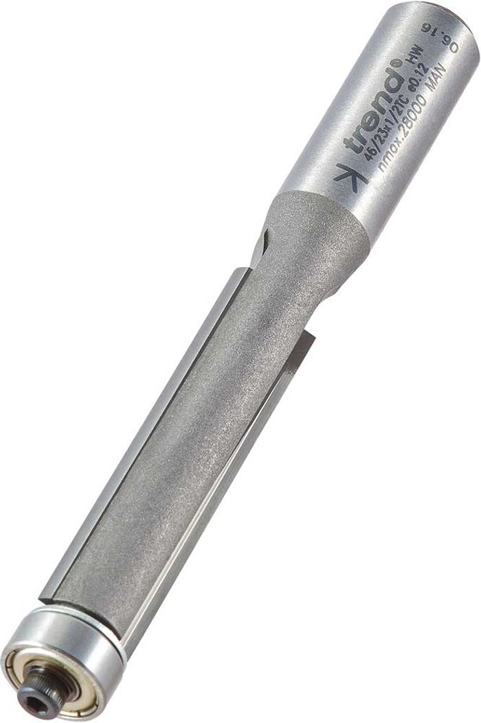 Tooled Up | Trend Trend Bearing Guided Trimmer Router Cutter 12.7mm 50mm 1/2 Trend Trend Bearing Guided Trimmer Router Cutter 12.7mm 50mm 1/2