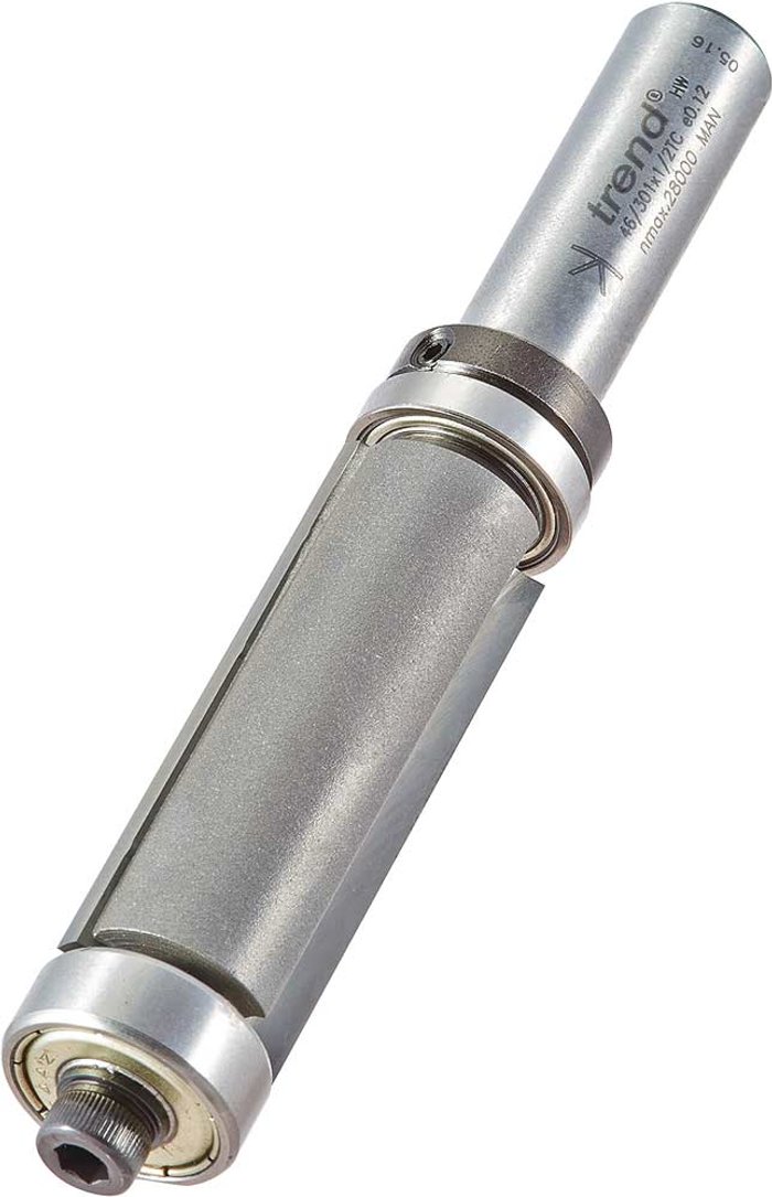 Tooled Up | Trend Trend Double Bearing Guided Trimmer Routing Cutter 19.1mm 50mm 1/2 Trend Trend Double Bearing Guided Trimmer Routing Cutter 19.1mm 50mm 1/2