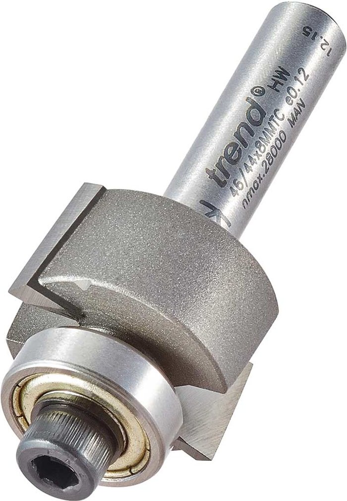 Tooled Up | Trend Trend Bearing Guided Rebate Set Router Cutter 24mm 12.7mm 8mm Trend Trend Bearing Guided Rebate Set Router Cutter 24mm 12.7mm 8mm