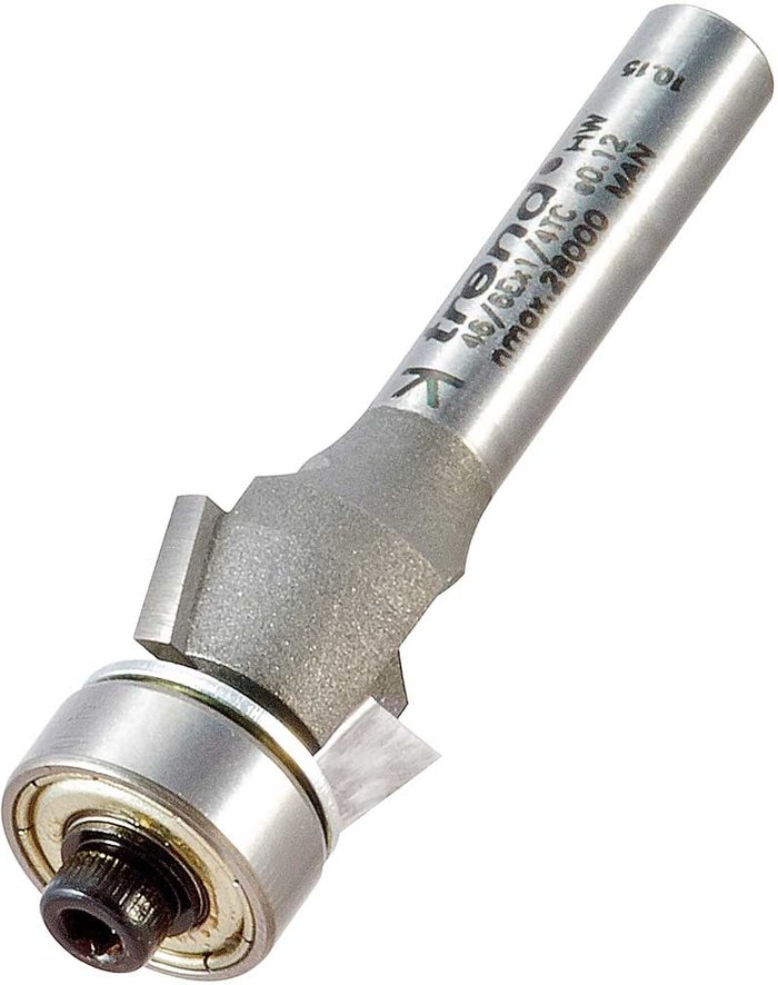 Tooled Up | Trend Trend Bearing Guided Bevel Trimmer Router Cutter 15.9mm 6.3mm 1/4 Trend Trend Bearing Guided Bevel Trimmer Router Cutter 15.9mm 6.3mm 1/4
