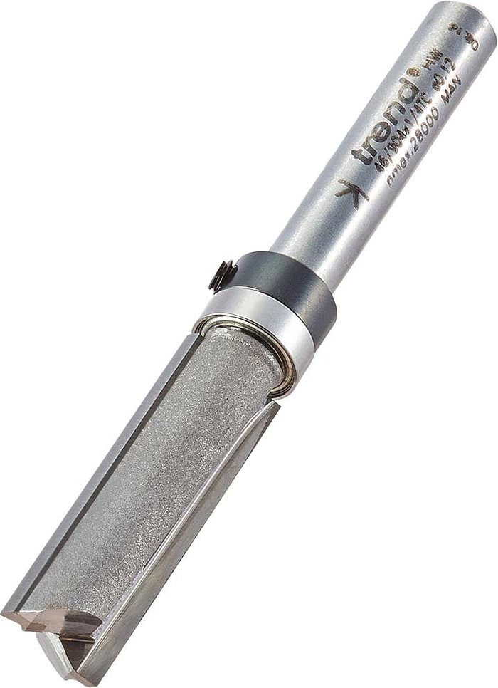 Tooled Up | Trend Trend Bearing Guided Template Profiler Router Cutter 9.5mm 32mm 1/4 Trend Trend Bearing Guided Template Profiler Router Cutter 9.5mm 32mm 1/4