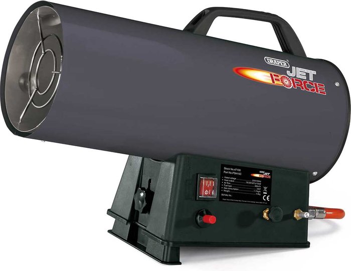 Tooled Up | Draper Draper PSH15C Jet Force Propane Space Heater Draper Draper PSH15C Jet Force Propane Space Heater