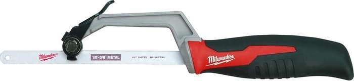Tooled Up | MILWAUKEE HAND TOOLS 48220012 Compact Hacksaw 250mm (10in) - Milwaukee MILWAUKEE HAND TOOLS 48220012 Compact Hacksaw 250mm (10in) - Milwaukee
