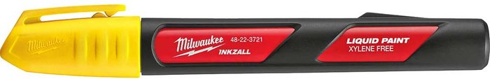 Tooled Up | Milwaukee Milwaukee Inkzall Liquid Paint Marker Yellow Milwaukee Milwaukee Inkzall Liquid Paint Marker Yellow