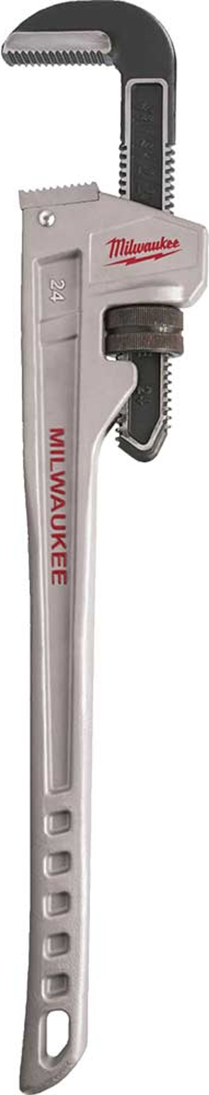Tooled Up | Milwaukee Milwaukee Aluminium Pipe Wrench 600mm Milwaukee Milwaukee Aluminium Pipe Wrench 600mm