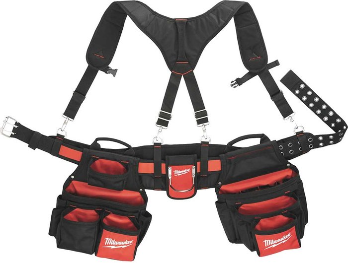 Tooled Up | Milwaukee Milwaukee Heavy Duty Contractor Work Belt and Suspension Rig Milwaukee Milwaukee Heavy Duty Contractor Work Belt and Suspension Rig