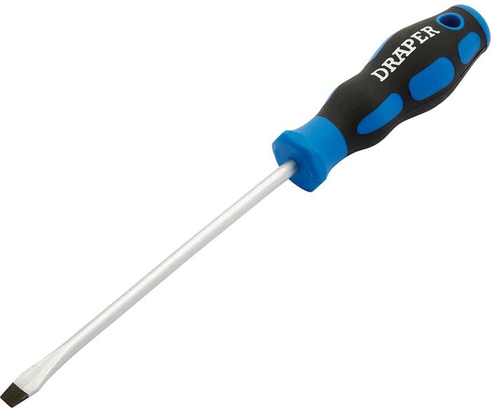 Tooled Up | Draper Draper Flared Slotted Screwdriver 6mm 150mm Draper Draper Flared Slotted Screwdriver 6mm 150mm