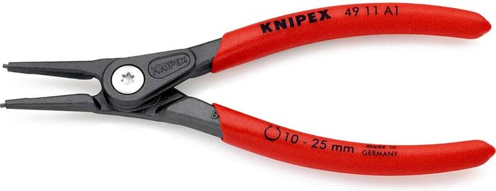 Tooled Up | Knipex Knipex 49 11 External Straight Precision Circlip Pliers 10mm - 25mm Knipex Knipex 49 11 External Straight Precision Circlip Pliers 10mm - 25mm