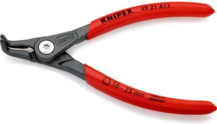 Tooled Up | Knipex Knipex 49 21 External 90 Degree Precision Circlip Pliers 10mm - 25mm Knipex Knipex 49 21 External 90 Degree Precision Circlip Pliers 10mm - 25mm