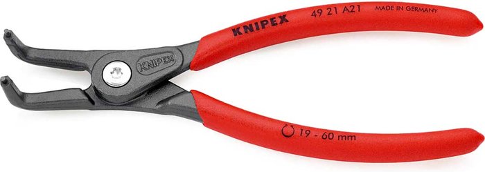 Tooled Up | Knipex Knipex 49 21 External 90 Degree Precision Circlip Pliers 19mm - 60mm Knipex Knipex 49 21 External 90 Degree Precision Circlip Pliers 19mm - 60mm