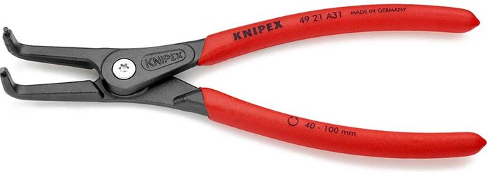 Tooled Up | Knipex Knipex 49 21 External 90 Degree Precision Circlip Pliers 40mm - 100mm Knipex Knipex 49 21 External 90 Degree Precision Circlip Pliers 40mm - 100mm
