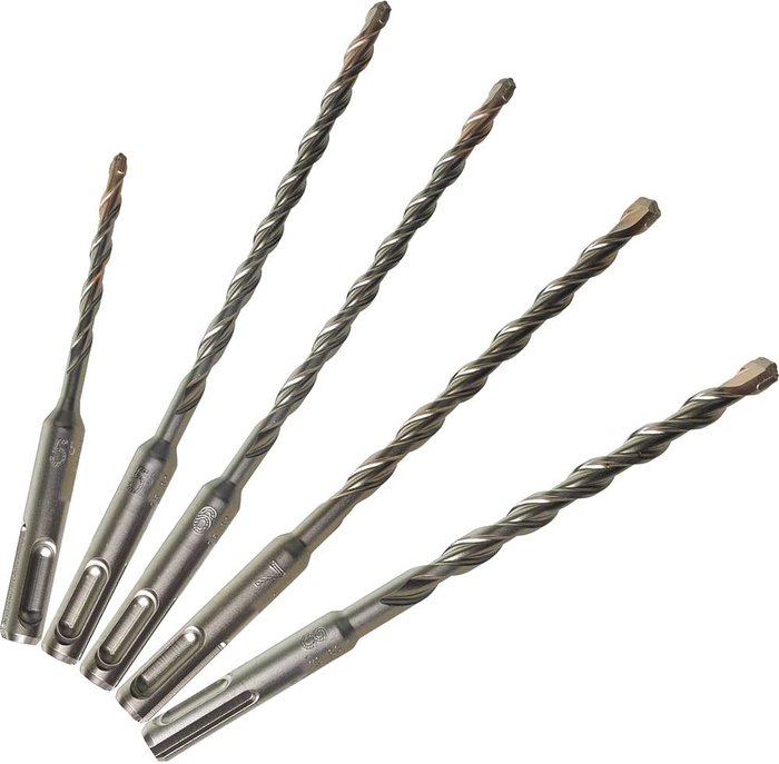 Tooled Up | Milwaukee Milwaukee 5 Piece SDS Plus Masonry Drill Bit Set Milwaukee Milwaukee 5 Piece SDS Plus Masonry Drill Bit Set