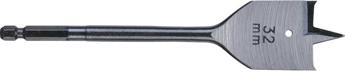 Tooled Up | Milwaukee Milwaukee Hex Shank Flat Drill Bit 32mm 160mm Pack of 1 Milwaukee Milwaukee Hex Shank Flat Drill Bit 32mm 160mm Pack of 1
