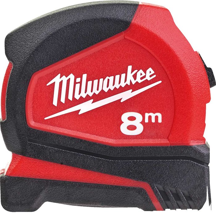 Tooled Up | Milwaukee Milwaukee Pro Compact Tape Measure Metric 8m 25mm Milwaukee Milwaukee Pro Compact Tape Measure Metric 8m 25mm